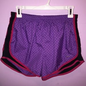 Purple Nike running shorts!